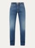 Grover slim fit jeans met medium wassing - Indigo