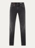 Grover straight leg jeans met gekleurde wassing - Donkergrijs