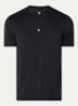 247 Numbers T-shirt met logo- en backprint - Zwart