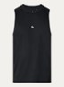 247 Numbers tanktop met logo- en backprint - Zwart