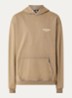 Owners Club hoodie met logo- en backprint - Camel