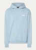 Owners Club hoodie met logo- en backprint - Blauwgrijs