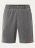 Owners Club loose fit korte joggingbroek met logoprint - Antraciet