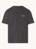 Owners Club T-shirt met logo- en backprint - Donkergrijs