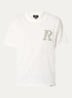 Western Initial T-shirt met logoborduring - Creme