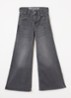 Celeste wide leg jeans met stretch - Grijs