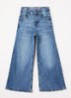 Celeste wide leg jeans met stretch - Indigo