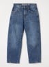 Pippa tapered jeans met medium wassing - Indigo