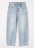 Pippa tapered jeans met medium wassing - Lichtblauw