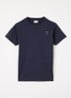 Seth T-shirt met logo - Donkerblauw