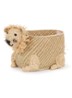 Opbergmand dieren 21 cm - Zand