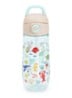 Waterfles met print - Aquablauw