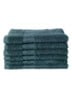Super Smooth Cotton gastendoekje 30 x 30 cm set van 6 - Turquoise