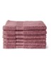 Super Smooth Cotton gastendoekje set van 6 - Roze