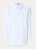 Blouse met streepprint - Lichtblauw