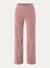 High waist loose fit broek met steekzakken - Oudroze
