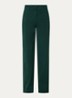 Mid waist straight fit chino met steekzakken - Donkergroen