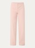 Mid waist straight fit chino met steekzakken - Lichtroze