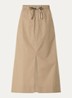 Midi rok met split - Camel