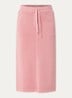 Midi rok met steekzakken - Roze
