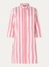Mini blousejurk met streepprint - Roze