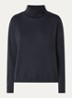 Pullover met col - Donkerblauw