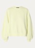 Sweater met borduring - Lime