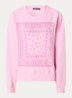 Sweater met paisley dessin - Roze