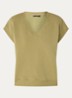 Sweater met V-hals - Olijfgroen