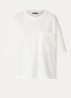 T-shirt met ronde hals - Wit