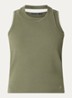 Tanktop met stretch - Olijfgroen