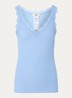 Balta tanktop met details van kant - Blauwgrijs