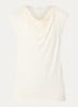 Blarritz mouwloze top met gedrapeerd detail - Gebroken wit