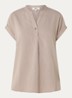 RMWTalia mouwloze tuniek met V-hals - Donkerbeige