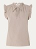 RMWTalia tuniek met volant - Donkerbeige