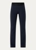 Alisa high waist flared legging met logoband - Donkerblauw