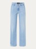 Audrey high waist wide leg jeans met steekzakken - Indigo