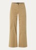 Mara high waist flared fit broek met steekzakken - Camel