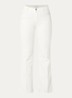 Rosner mid waist flared jeans met lichte wassing - Wit
