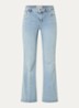 Rosner mid waist flared jeans met lichte wassing - Lichtblauw