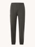 Mimi tapered fit joggingbroek van biologisch katoen - Antraciet