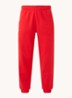 Mimi tapered fit joggingbroek van biologisch katoen - Rood