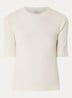Helena Mae top met ribstructuur - Creme