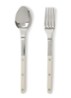Bistrot opschepsbestek 2-delig - Gebroken wit