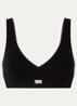 Fay bralette met ribstructuur - Zwart