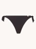 Ipanema brazilian bikinislip met gestrikt detail - Zwart