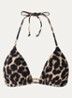 Jessie voorgevormde triangel bikinitop met uitneembare vulling - Camel