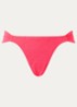 Kai bikinislip met plooidetail - Neonroze