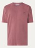 Joel T-shirt met logo - Oudroze