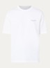Sauni T-shirt met logo- en backprint - Wit